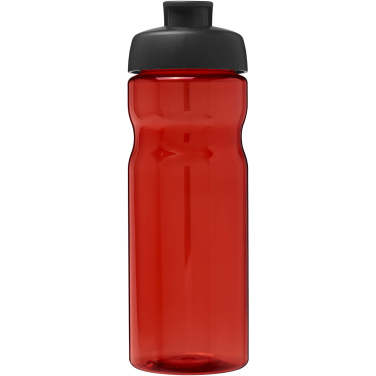 H2O Active® Eco Base 650 ml sporta pudele ar atveramu vāku, Sarkans / melns – detaļas skats 2