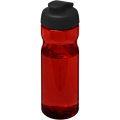 H2O Active® Eco Base 650 ml sporta pudele ar atveramu vāciņu, Sarkans / melns