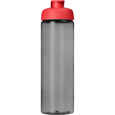 H2O Active® Eco Vibe 850 ml sporta pudele ar atveramu vāciņu, Ogļu / Sarkans – detaļas skats 2