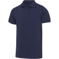 Beryl 220 g/m² īsroku unisex OCS organiski pārstrādāts polo krekls, Jūras spēki