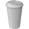Americano® Infiniti 350 ml izolēta glāze ar pret izšļakstīšanos drošu vāku, Balts