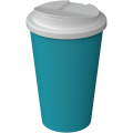 Americano® Infiniti 350 ml izolēta glāze ar pret izšļakstīšanos drošu vāku, Zilais ezers