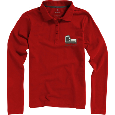 Logotrade Ideja dāvanas foto: Oakville sieviešu polo ar garām piedurknēm