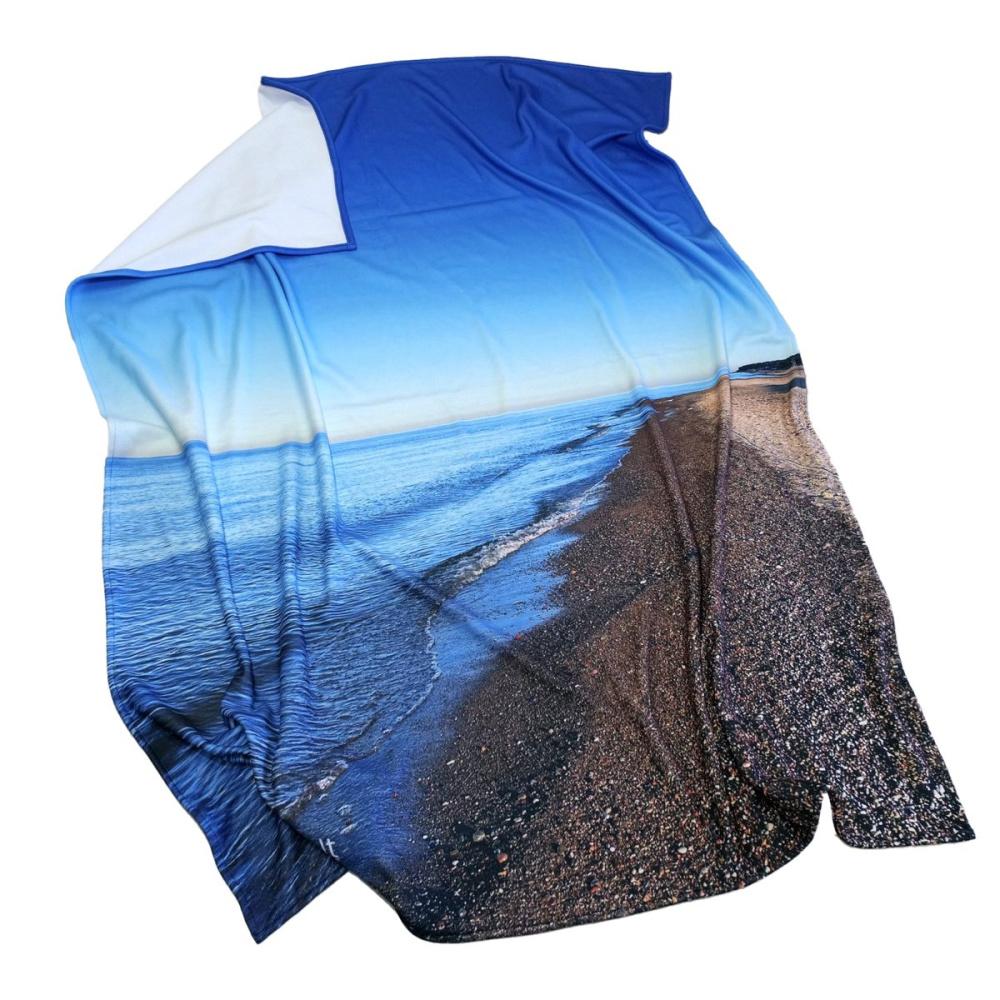 Flīsa pleds ar logotipu, izmērs 145 × 200 cm