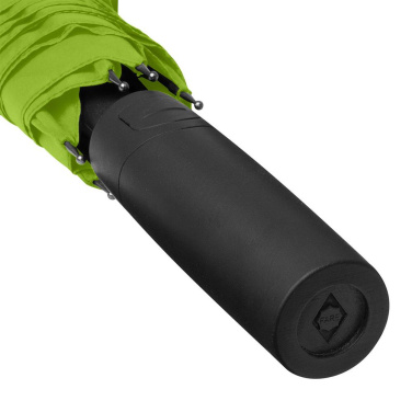 FARE vētras izturīgs automātiskais lietussargs Windproof PLUS 105 cm ar logotipu, laima zaļš – detaļas skats 5