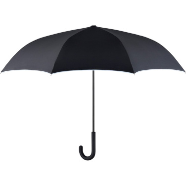 FARE® Contrary apgriezti atverams lietussargs ar logotipu, melns / oranžs – detaļas skats 7