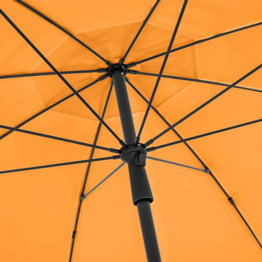 FARE® Parasol XL saulessargs, Ø 235 cm ar logotipu, aprikožu – detaļas skats 5