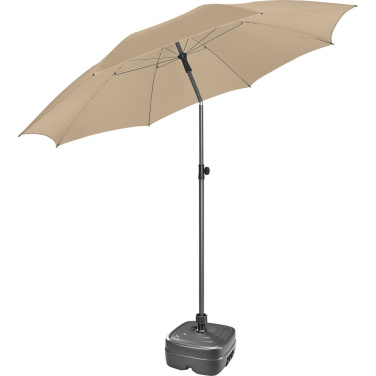 FARE® Parasol XL saulessargs, Ø 235 cm ar logotipu, dabisks – detaļas skats 7