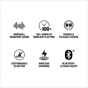 Marshall Major V-100H+ austiņas, produkta attēls