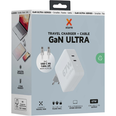 Xtorm XVC2067 GaN Ultra ceļojumu lādētāja iepakojums