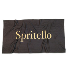 Dvielis ar pilnkrāsu apdruku un logo 70×140 cm