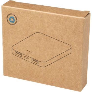Asama 5000 mAh Type-C ārējais akumulators no pārstrādātas plastmasas – iepakojumā