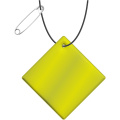 RFX™ H-20 dimanta atstarojošs PVC atstarotājs liels, Neona dzeltens