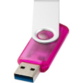 Rotate USB zibatmiņa USB 3.0 caurspīdīgu, Rozā