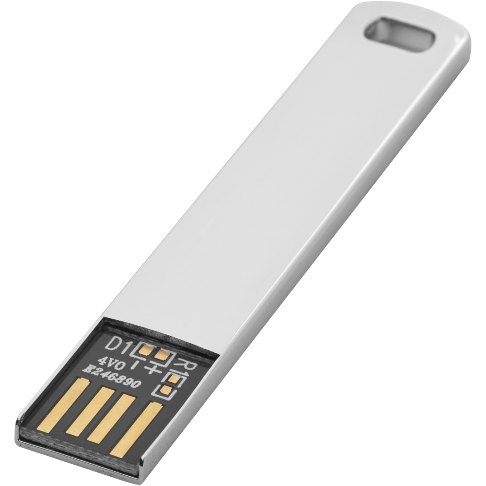Metāla plakans USB 2.0, Metāls, 32 GB, produkta attēls