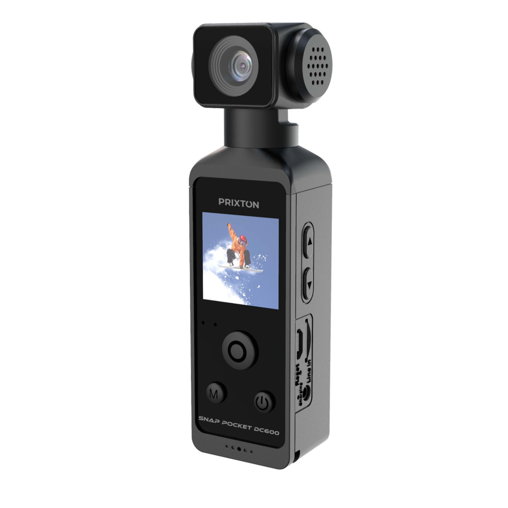 Prixton Snap DC600 digitālā kamera, Melns, produkta attēls