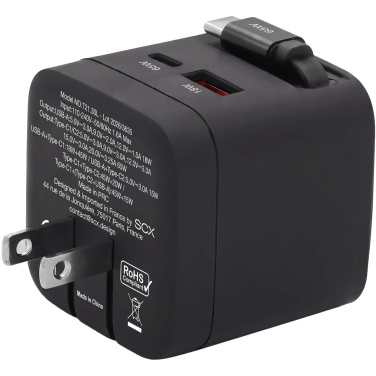 SCX.design T21 65W ceļojumu adapteris, produkta attēls