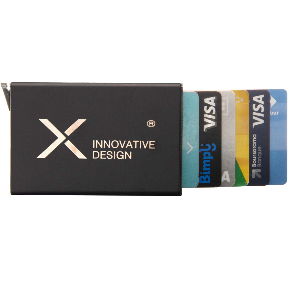 SCX.design O35 magnētiskais RFID karšu turētājs, Melns, produkta attēls