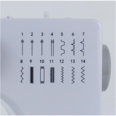 Prixton P115 šujmašīna, produkta attēls, Balts (3)