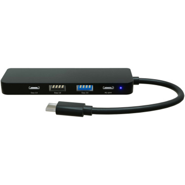 SCX.design H17 5-in-1 USB centrmezgls, produkta attēls, Melns (3)
