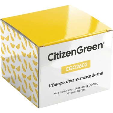 Citizen Green brokastu stikla krūze 700 ml, produkta attēls