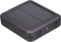 Saules lādētājs 10 000 mAh CRETE, melns