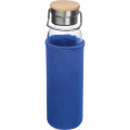 Stikla pudele ar uzmavu 600 ml RAMONA, zils