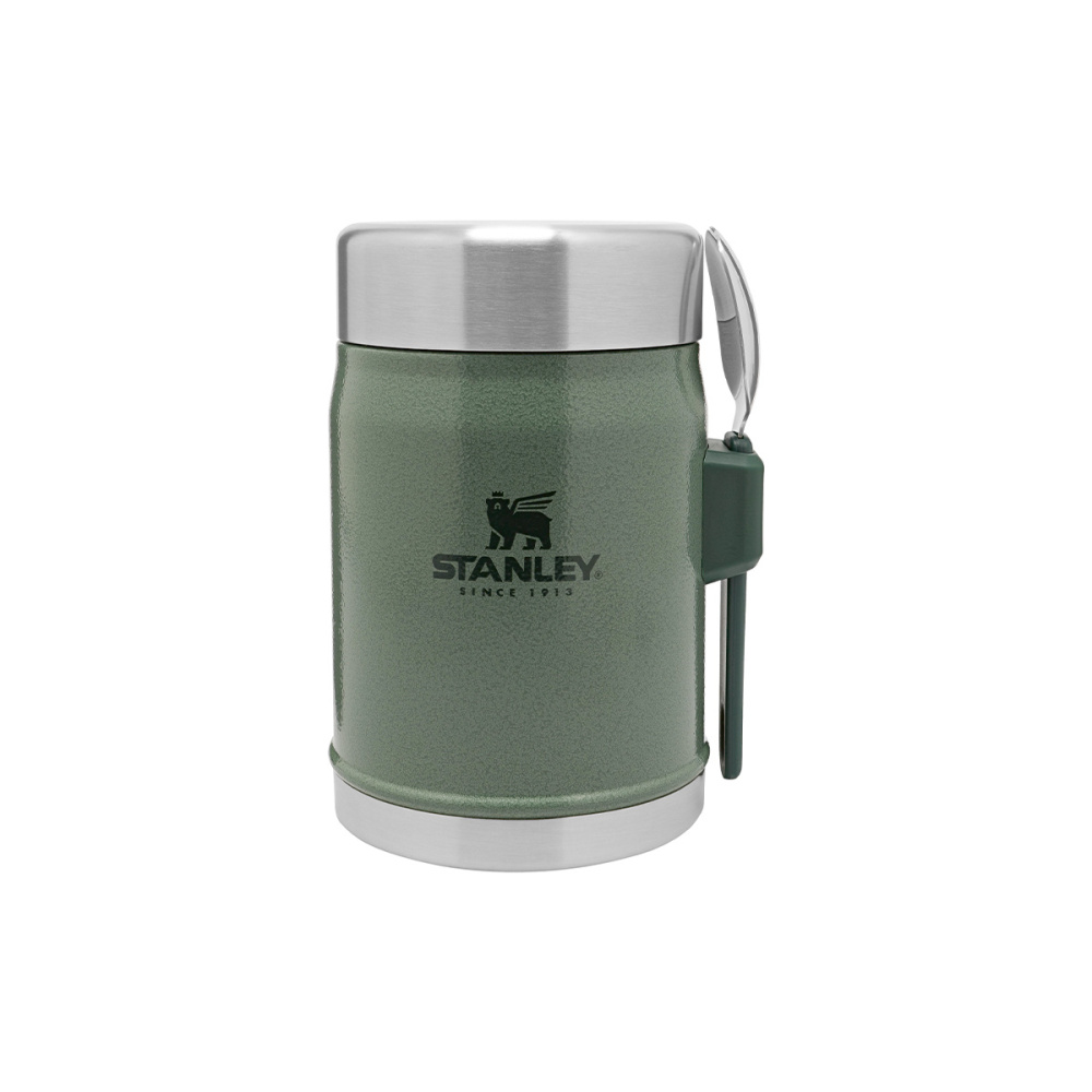 Vakariņu termoss ar galda piederumiem Classic 0,4 L / Stanley, Hammertone Green, produkta attēls