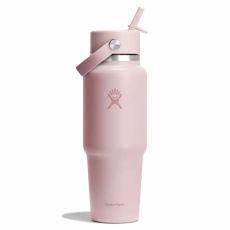 946 ml plata, lokana ceļojumu pudele ar salmiņu Trillium