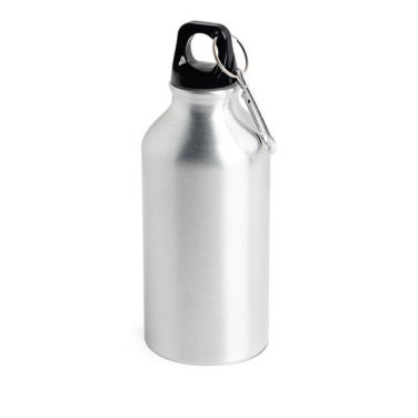 Pārstrādāta alumīnija pudele, 400 ml ar krāsainu vāciņu / Freshy R, produkta attēls