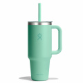 1183 ml ceļojumu glāze ar caurspīdīgu vāku, Capri Blue, Nāriņas zaļa