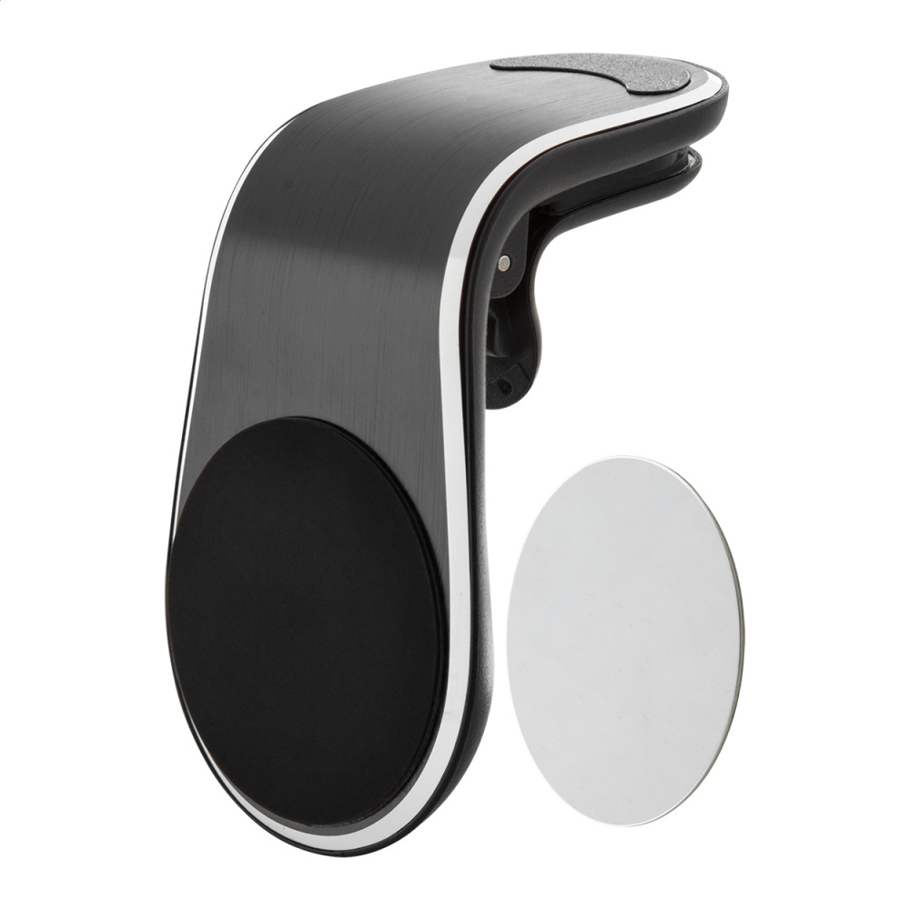 Magvent – automašīnas mobilā tālruņa turētājs, melns, produkta attēls