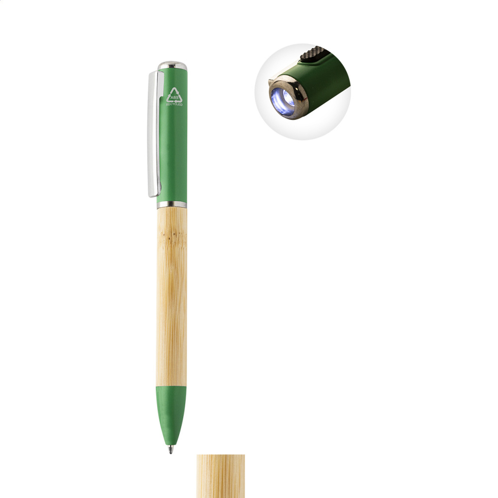 Penboo – lodīšu pildspalva, zaļš, produkta attēls