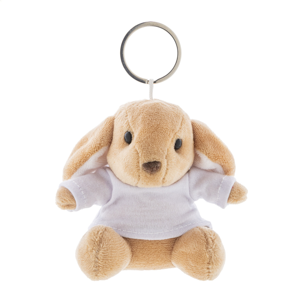BunnyFob – plīša zaķa atslēgu piekariņš, produkta attēls