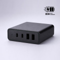 Opti Power GaN 65W galda lādētājs (4 portu uzlādes tornis), melns