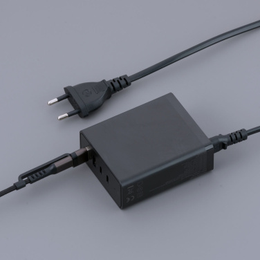 Opti Power GaN 65W galda lādētājs (4 portu uzlādes tornis), violets, papildu skats 3