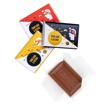 Mini šokolādes tāfelīte ar logotipu 10 g, produkta attēls (2)