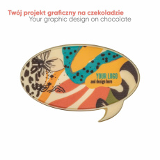 Pasūtījuma šokolādes Choco4Mat burbuļu apdruka
