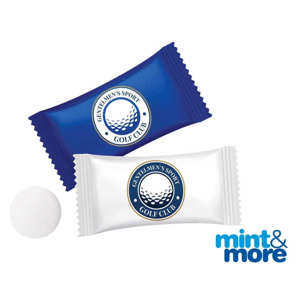 Košļājamās tabletes "Mint&More" iepakojumā, produkta attēls