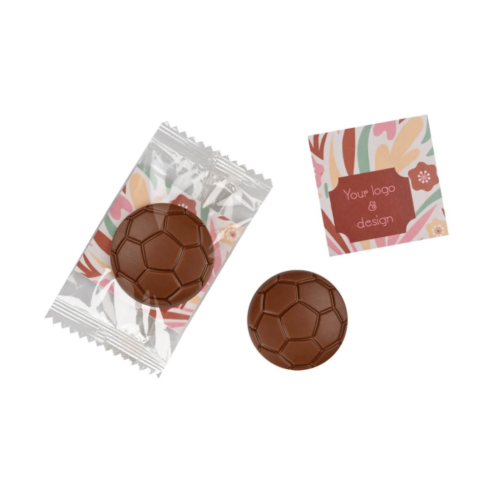 Reklāmas kartīte - šokolādes bumba, produkta attēls (1)