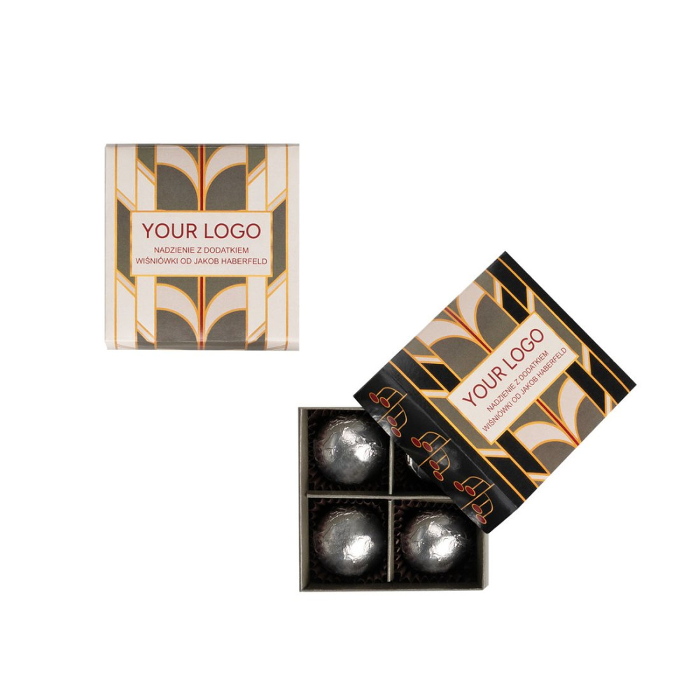 Saldās sfēras pralinē kārba Jakob Haberfeld 4 gab., produkta attēls (1)