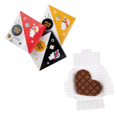Mini šokolāde individuālā formā 30 g
