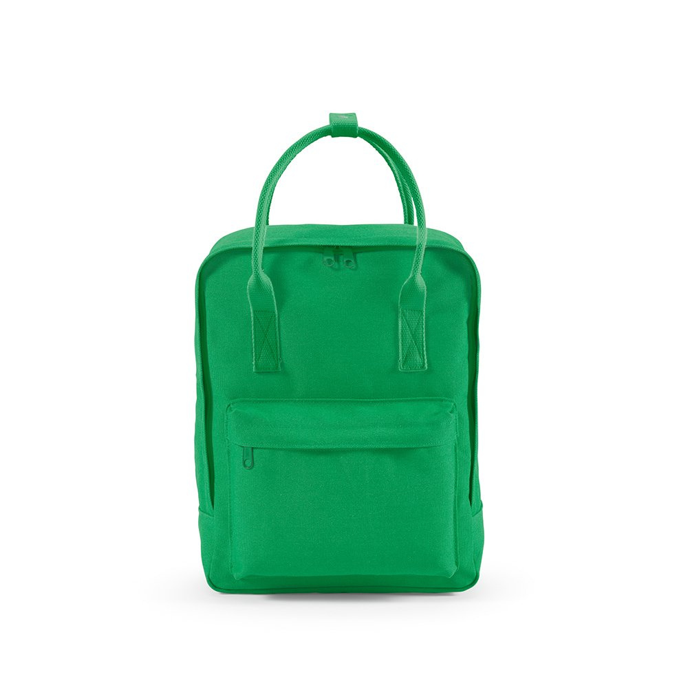 Stockholm mugursoma 18 l, kokvilna, 450 g/m², rPET rokturi., Zaļš, produkta attēls