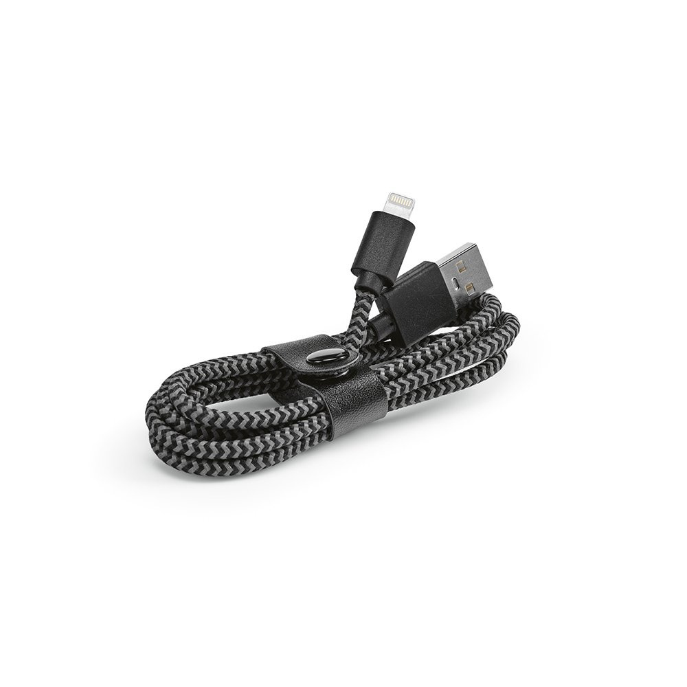 Bernoulli kabelis rPET. 1 m USB-A uz Lightning. Ātrā uzlāde, produkta attēls (1)