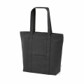 Illimani iepirkumu soma pārstrādāta kokvilna 360g/m². 65cm rokturi, Melns