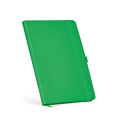 Dumas A5 piezīmju grāmatiņa ar cietajiem vākiem, rPU, 70 g/m², FSC®, 160 lappuses., Zaļš