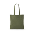 Everest iepirkumu soma pārstrādāta kokvilna 140g/m². 65 cm rokturi., Armijas zaļa