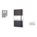 MOLESKINE piezīmju grāmatiņa, aptuveni A5 izmērs, melns