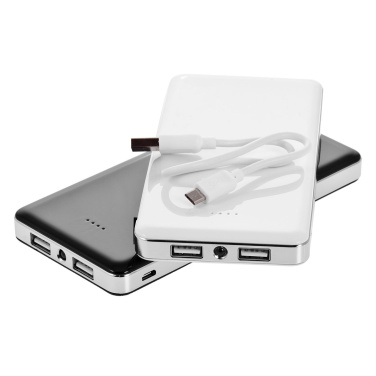 Power bank 12000 mAh ar apgaismojumu | Sawyer, melns, produkta attēls (3)