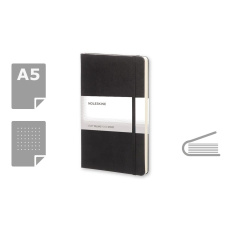 MOLESKINE piezīmju grāmatiņa, aptuveni A5 izmērs